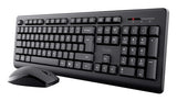Trust Primo tastatur Mus inkluderet Hjemme/kontor RF trådløst QWERTY Nordisk Sort
