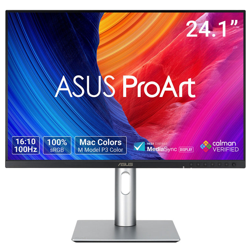 ASUS ProArt PA248QFV computerskærm 61,2 cm (24.1") 1920 x 1200 pixel WUXGA LCD Sølv