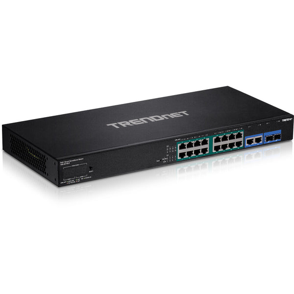 Trendnet TPE-3018LS netværksswitch Administreret Gigabit Ethernet (10/100/1000) Strøm over Ethernet (PoE) 1U Sort