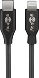 Goobay 39445 Lightning kabel 1 m Sort