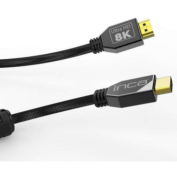 Inca IHD-21 HDMI-kabel 2 m HDMI Type A (Standard) 3 x HDMI Type A (Standard) Sort
