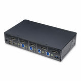 StarTech.com P4AD122-KVM-SWITCH KVM Switch Stativ-montering Sort