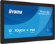 iiyama TW1023ASC-B3P skilte display Kiosk design 25,6 cm (10.1") Wi-Fi 385 cd/m² WXGA Sort Berøringsskærm Indbygget processer Android 24/7