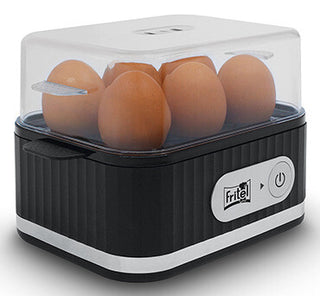Fritel EC 1475 6 æg 400 W Sort, Sølv