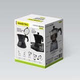 Maestro MR-1667-6 manuel kaffemaskine Espressomaskinesæt 0,3 L Sort