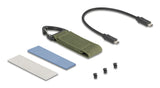 DeLOCK 42033 drevkabinet SSD kabinet Grå M.2