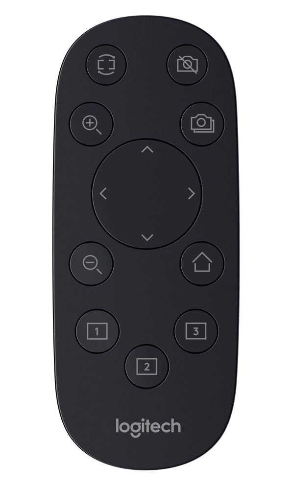 Logitech PTZ Pro 2 fjernbetjening RF trådløst Webcam Tryk på knapper