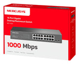 Mercusys MS116GS netværksswitch Gigabit Ethernet (10/100/1000) Sort