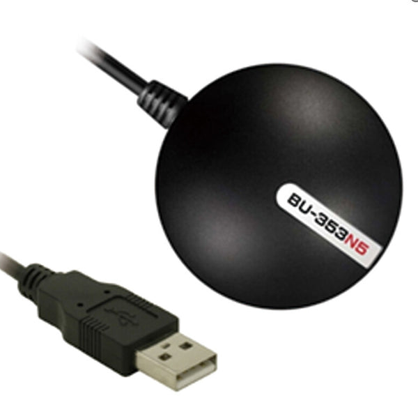 Insmat BU-353N5 GPS-modtager modul USB 75 kanaler Sort
