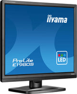 iiyama ProLite E1980S-B1 computerskærm 48,3 cm (19") 1280 x 1024 pixel VGA LED Sort