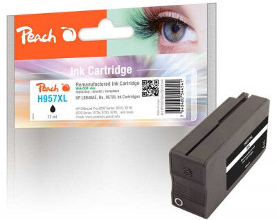 Peach PI300-934 blækpatron 1 stk Kompatibel Sort