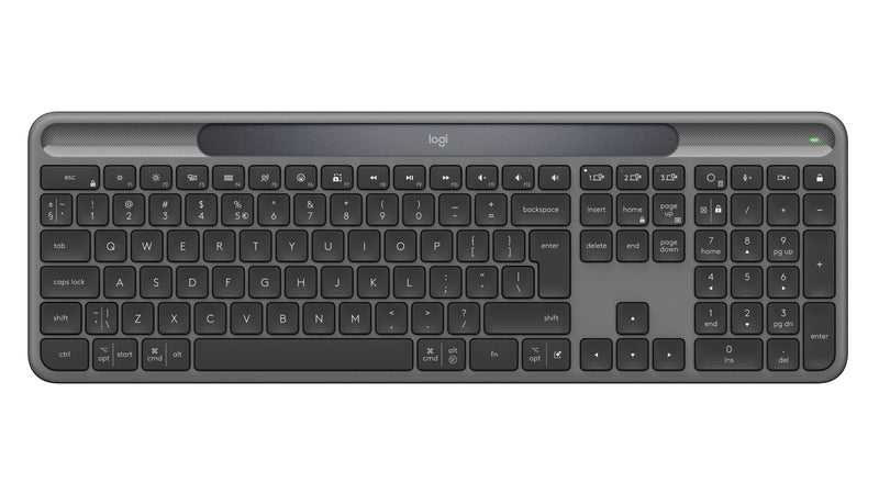 Logitech Signature Slim Solar+ K980 tastatur Universel RF trådløs + Bluetooth QWERTY UK international Grafit