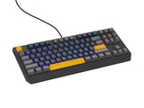 GENESIS THOR 230 TKL tastatur Spil USB + RF Wireless + Bluetooth QWERTY Sort, Blå, Grå, Orange