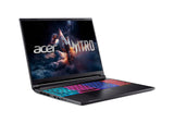 Acer Nitro ANV16S-41-R2K2 AMD Ryzen AI 7 260 Laptop 40,6 cm (16") WQXGA 16 GB DDR5-SDRAM 1 TB SSD NVIDIA GeForce RTX 5060 Wi-Fi 6E (802.11ax) Windows 11 Home Tysk Sort