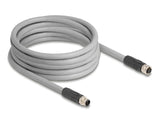 DeLOCK 80541 sensor- & aktuatorkabel 5 m RST M12 Grå