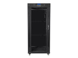 Lanberg FF01-6827-12BL stativ 27U Fritstående reol Sort