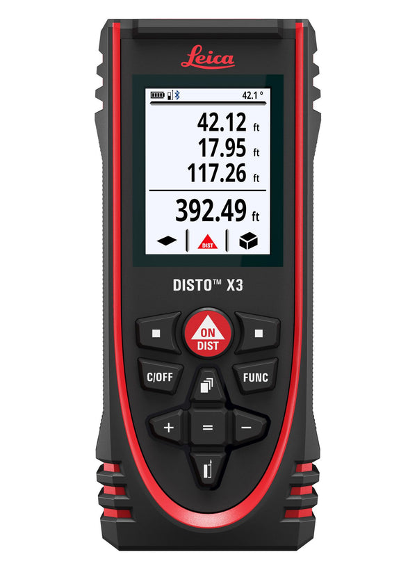 Leica DISTO X3 Laserafstandsmåler Sort 150 m