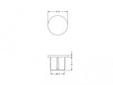 DeLOCK 60164 dækning af sokkel F plug Transparent 10 stk
