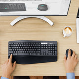 Logitech MK850 Performance tastatur Mus inkluderet Universel RF trådløs + Bluetooth AZERTY Belgisk Sort
