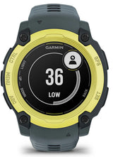 Garmin Instinct E 2,18 cm (0.86") MIP 40 mm Digital 166 x 166 pixel Grå, Lime GPS (satellit)