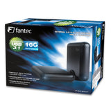 Fantec DB-ALU31 HDD kabinet Sort 3.5"