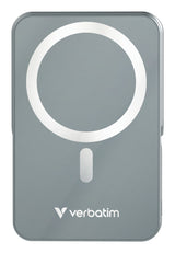 Verbatim Charge 'n' Go Magnetic Wireless Lithium polymer (LiPo) 10000 mAh Trådløs opladning Grå