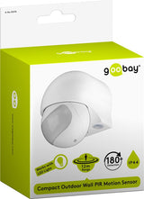 Goobay 95174 bevægelsessensor Passiv infrarød (PIR) sensor Ledningsført Væg Hvid