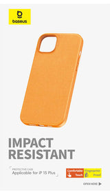 Baseus Fauxther mobiltelefon etui 17 cm (6.7") Cover Orange