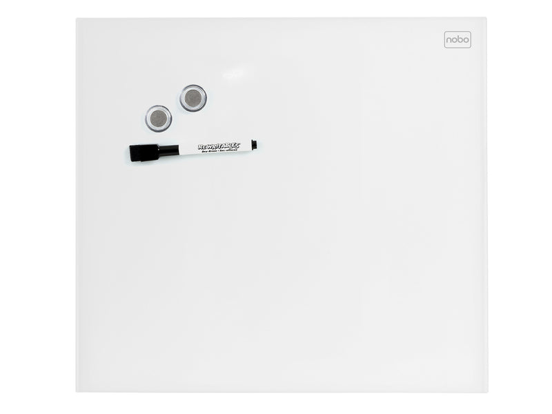 Nobo Whiteboard glastavle 300x300 mm (detail pakning)