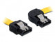 DeLOCK 0.3m SATA M/M SATA-kabel 0,3 m Gul