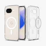 Spigen Ultra Hybrid (Mag Fit) mobiltelefon etui 16 cm (6.3") Cover Hvid, Transparent