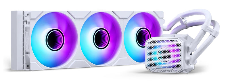 Phanteks Glacier One 360M25G2 Computerkabinet Væskekølingssæt 12 cm Hvid 1 stk