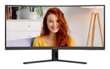 AOC B3 CU34B3E computerskærm 86,4 cm (34") 3440 x 1440 pixel Wide Quad HD LED Sort