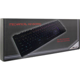 Inter-Tech NK-2000ME tastatur Spil USB QWERTZ Sort