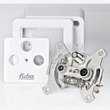 Fuba GAD 300 stikkontakt SAT + TV + Radio Hvid