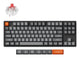 Keychron K8 Max tastatur Universel USB + RF Wireless + Bluetooth QWERTY Nordisk Sort