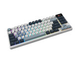 MSI FORGE GK600 TKL WIRELESS SKY tastatur Spil USB + Bluetooth QWERTY UK engelsk Blå, Hvid
