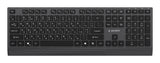Gembird KB-MCH-06 tastatur Hjemme/kontor USB QWERTY US International, Ukrainsk, Russisk Sort
