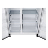 LG GSBC40PYPE side-by-side køle-fryseskab Fritstående 664 L Sølv