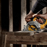 DeWALT DCS512P2-QW transportabel rundsav 14 cm Sort, Gul 3600 rpm