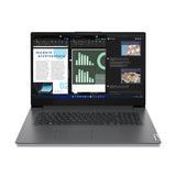 Lenovo V17 G4 IRU Intel® Core™ i5 i5-13420H Laptop 43,9 cm (17.3") Fuld HD 16 GB DDR4-SDRAM 512 GB SSD Wi-Fi 6 (802.11ax) Windows 11 Pro Tysk Grå