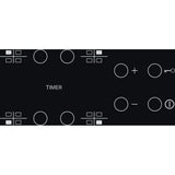 Whirlpool AKT 801/NE Sort Indbygget 58 cm Zone induktionskogeplade 4 zone(s)