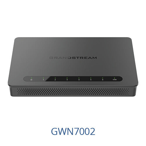 Grandstream Networks GWN7002 kabelforbundet router 2.5 Gigabit Ethernet, Gigabit Ethernet Sort
