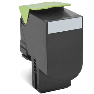 Lexmark 80C2HKE tonerpatron 1 stk Original Sort