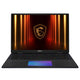 MSI Titan 18 HX AI A2XWIG-605FR Intel Core Ultra 9 285HX Laptop 45,7 cm (18") UHD+ 64 GB DDR5-SDRAM 6 TB SSD NVIDIA GeForce RTX 5080 Wi-Fi 7 (802.11be) Windows 11 Pro Sort AZERTY Fransk