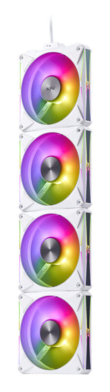 XPG HURRICANE MAG Computerkabinet Ventilator 12 cm Hvid 4 stk