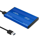 Qoltec 51859 drevkabinet HDD/SSD kabinet Blå 2.5"