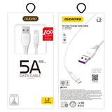 DUDAO Lightning - 2 Meter White 1 m Hvid