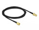 DeLOCK 90442 koaxial kabel LMR100 2 m SMA Sort