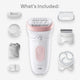 Braun Silk-épil 7 7-060 40 pincetter Lyserød, Hvid